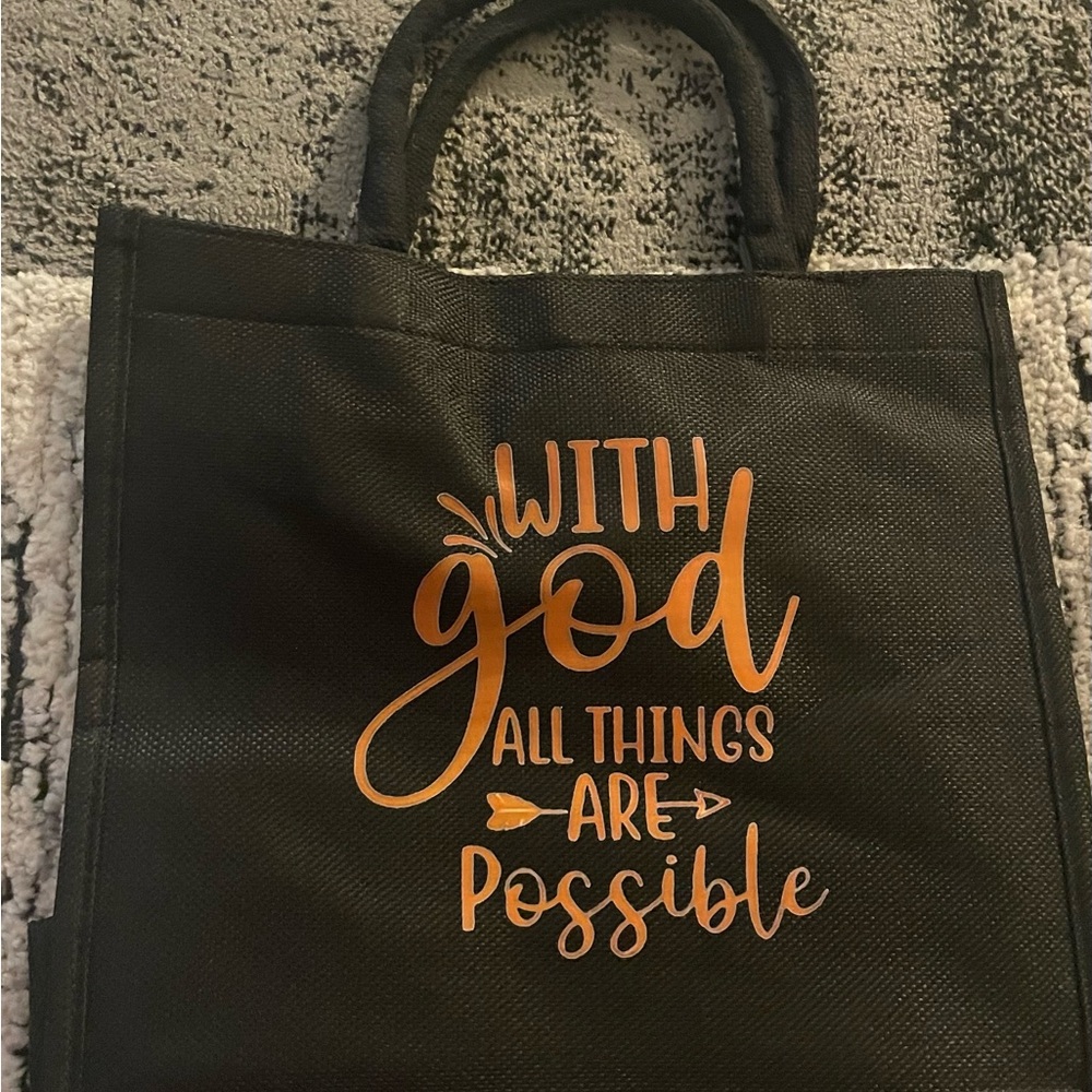 Canvas Tote: Black